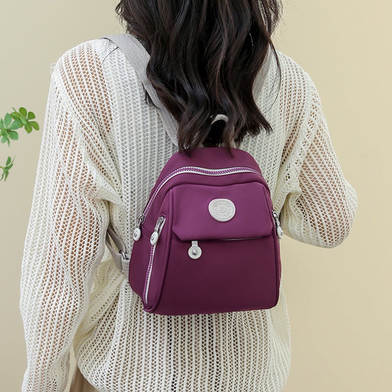 Lässiger wasserdichter Nylonrucksack mit großer Kapazität