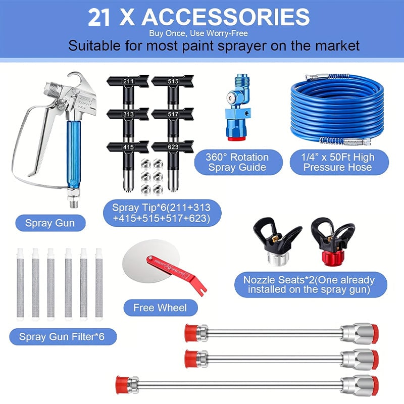 Airless Paint Sprayer Kit
