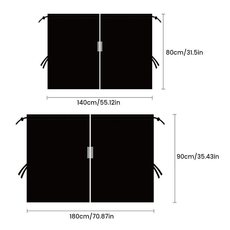 Car Partition Sunshade Curtain