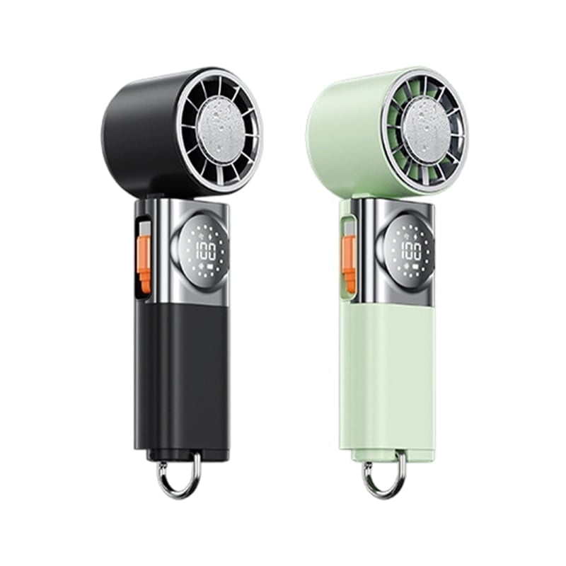 Handheld Power Bank Ice Compression Fan