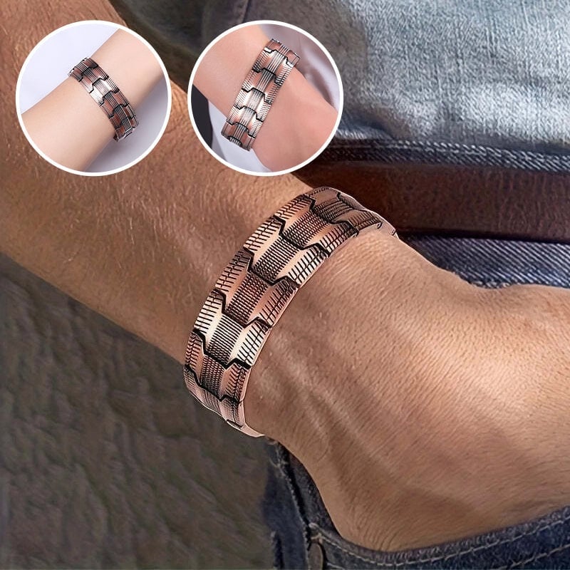 【sale】Ultrastarkt magnetiskt koppararmband