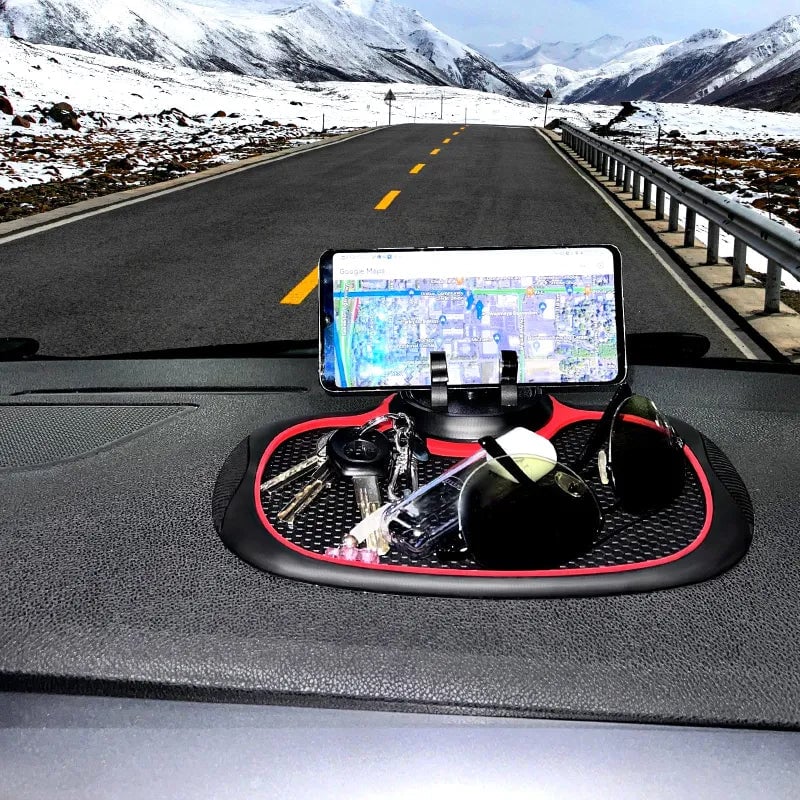 🚗Support de téléphone automatique de tapis antidérapant de voiture multifonction🚗