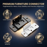 2-in-1 Iron Buckle Corner Brackets