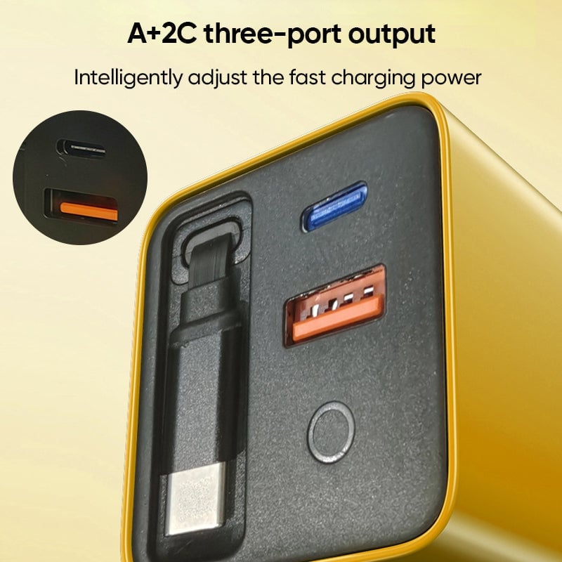 Fast Charger with Retractable Cable