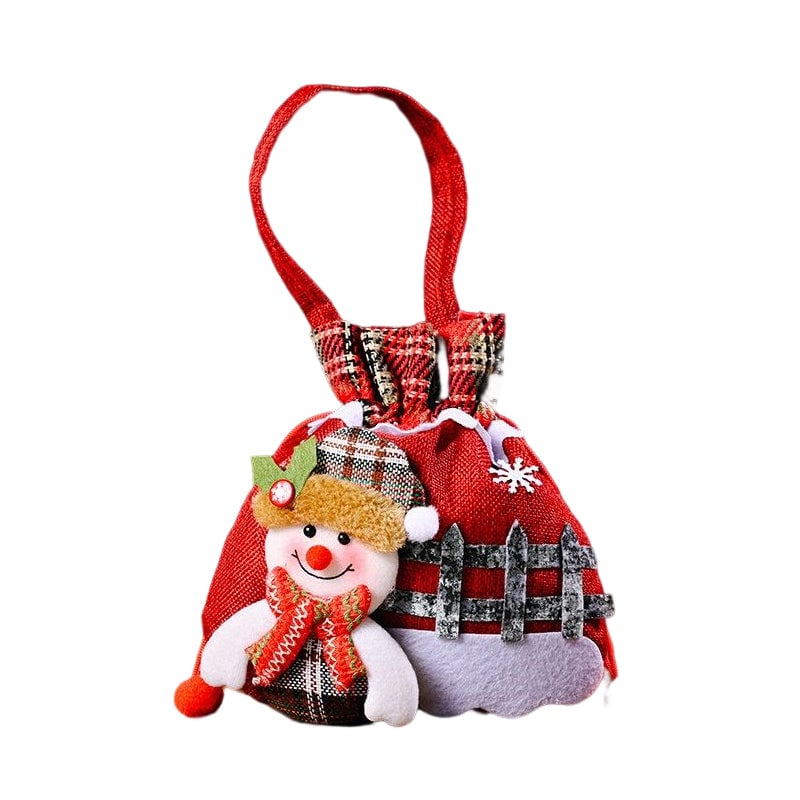 SNOWMAN - BURLAP FENCE