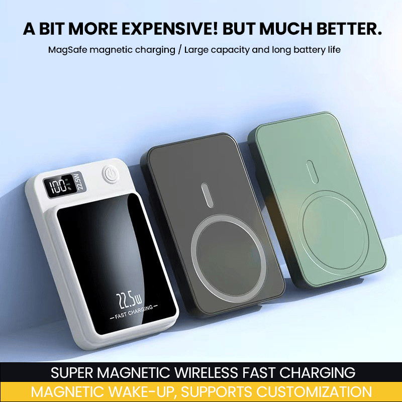 Magnetic Digital Display Power Bank 10000mAh