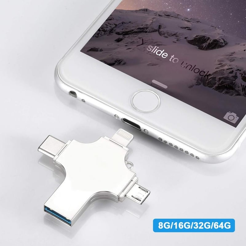 4 in 1 USB Reader and Flash Drive