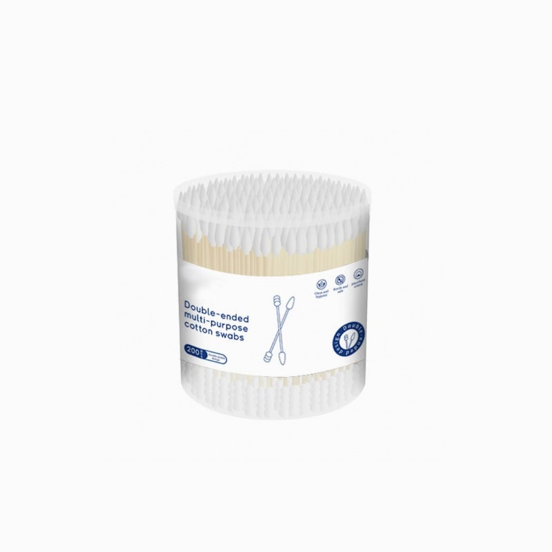 Double-ended cotton swabs