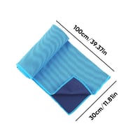 Premium Instant Cooling Towel Set with Storage Bottle