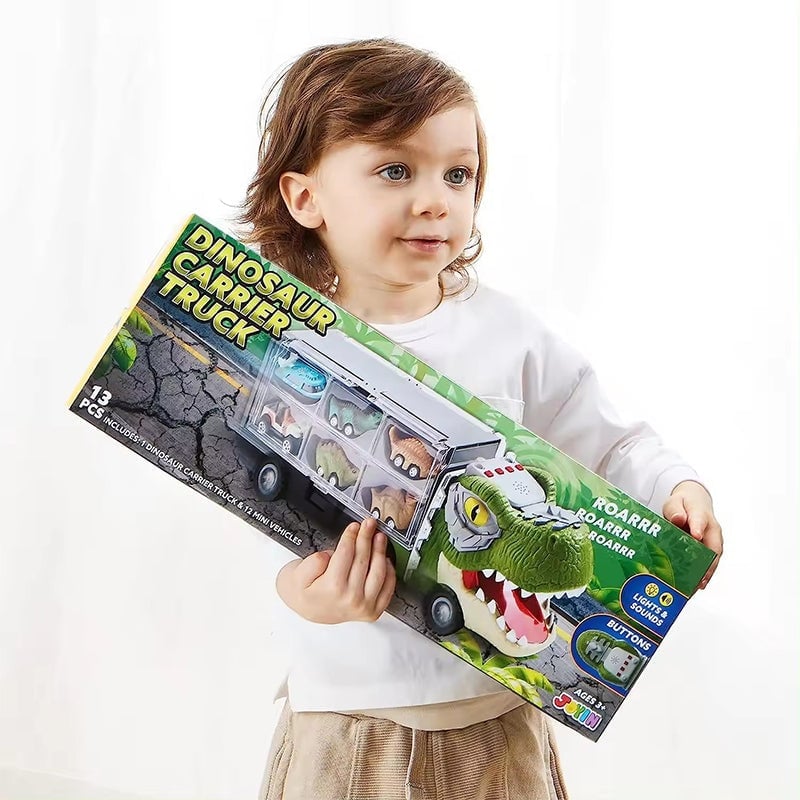 Dinosaur Transport Lastebilsett