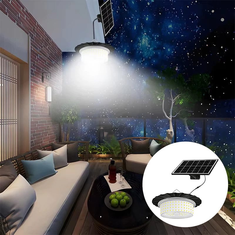 Solar Pendant Light Indoor Outdoor