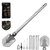 Multifunctional portable outdoor camping engineer shovel