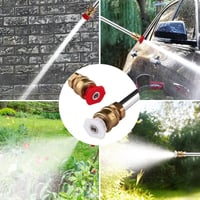 Garden Hose Nozzle High-Pressure Washer with 3 High-Pressure Nozzles