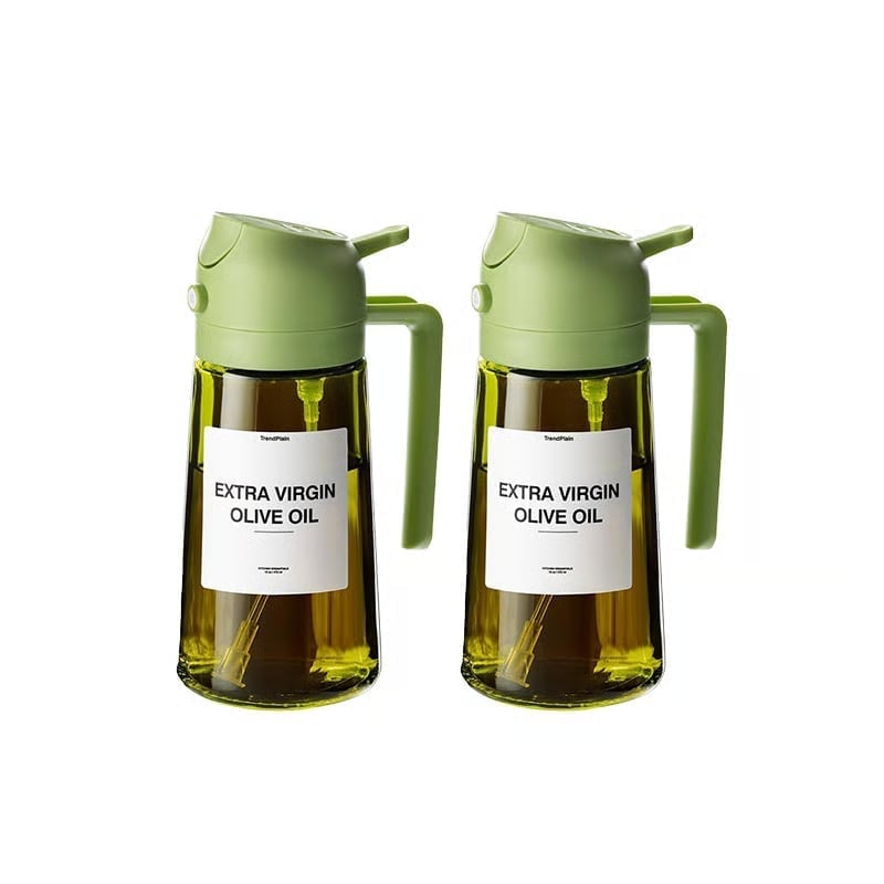2-in-1 Glass Oil Sprayer and Dispenser🔥