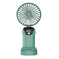 Portable fan with digital display