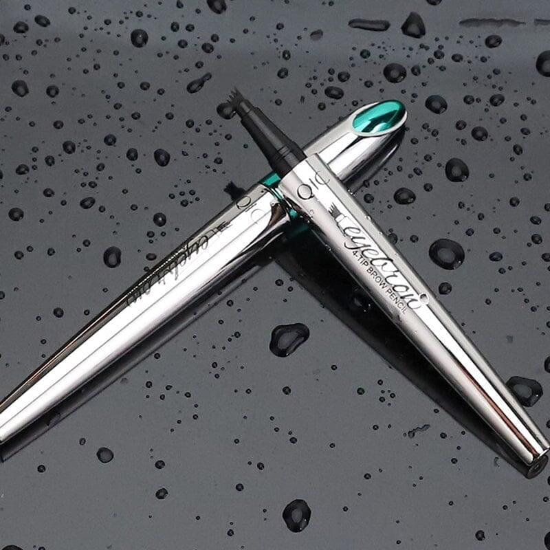 Sale - 3D Waterproof Microblading Eyebrow Pen 4 Fork Tip Tattoo Pencil