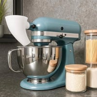 Flour Funnel for Kitchen Aid Stand Mixer