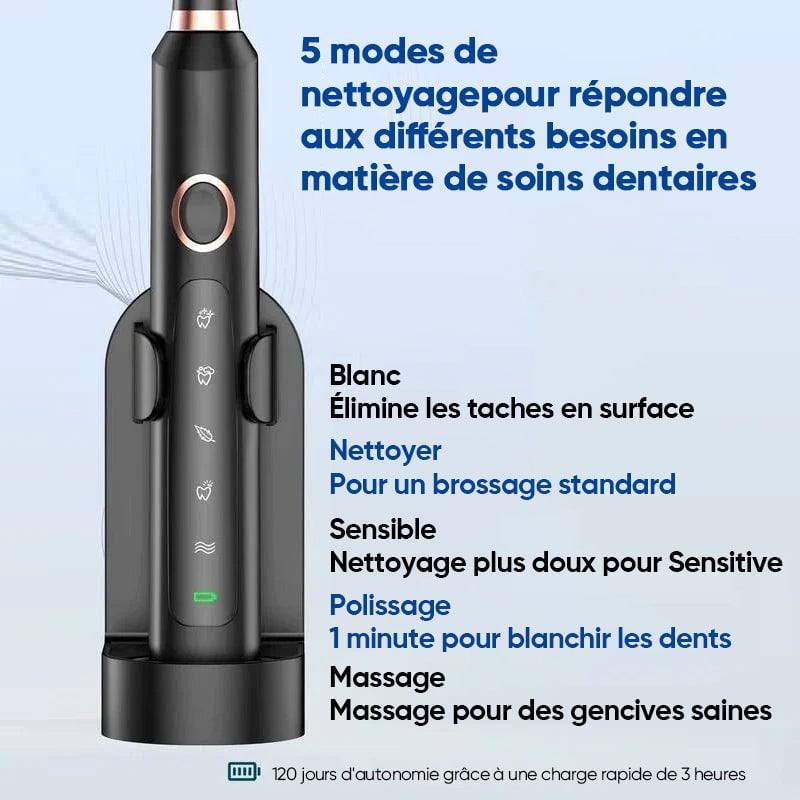 Brosse à dents électrique Sonic pour adultes