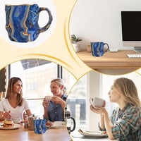 Klyzor Mineral Crystal Coffee Mugs