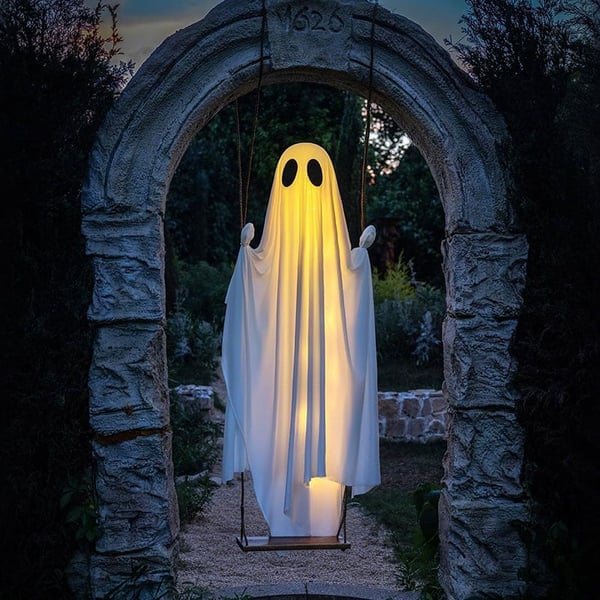 Halloween Dekoration Geister Anhänger Leuchtender Anhänger