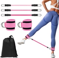Ankle Resistance Band Set for Leg and Hip Training