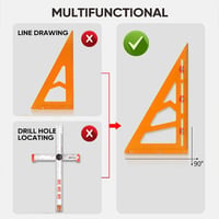SAKER® Positioning Triangle Ruler