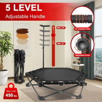 Sakerplus® Foldable Fitness Trampoline With Handle