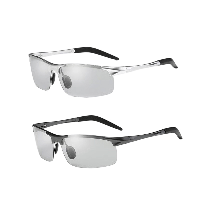 New-Photochromic Sunglasses with Anti-glare Polarized Lens