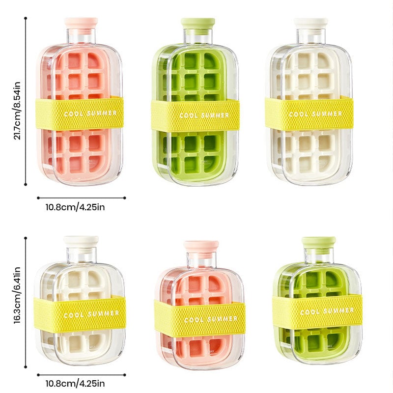 Straw Cup Ice Maker Bottle