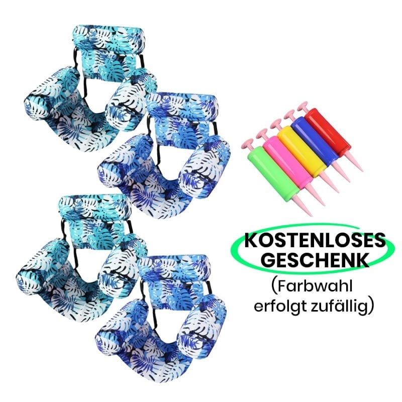 Triple-Tube Faltbare Aufblasbare Pool-Sitz-Hängematte