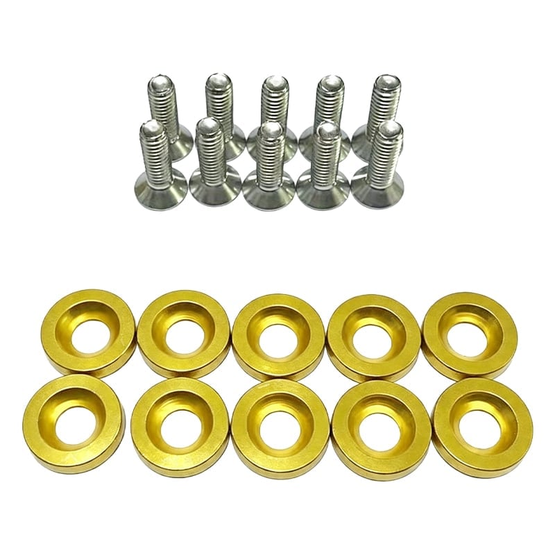JDM Nickel Plated Bolt Washer Kit