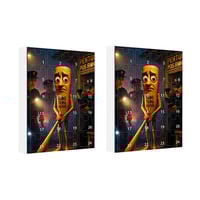 24 Pcs Advent Calendar Acrylic Figures