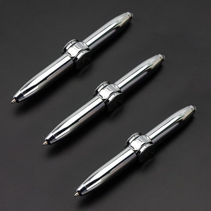 🖊️Fidget Spinner Pen with LED Light