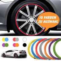 Radnaben Dekorative Schutzring Radabdeckungen für Auto(8m Länge)
