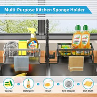 Self-Draining Kitchen Sponge Holder