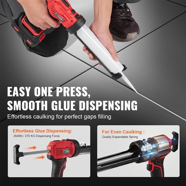 Sakerplus Cordless Caulking Gun