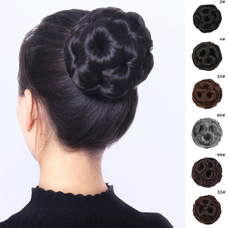 Bun pruik clip