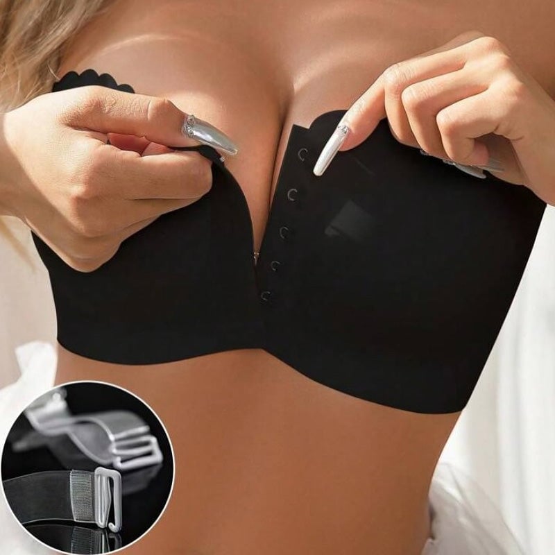 Women's Solid Print Strapless Bra