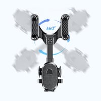 360° Rotatable and Retractable Car Rearview Mirror Phone Holder