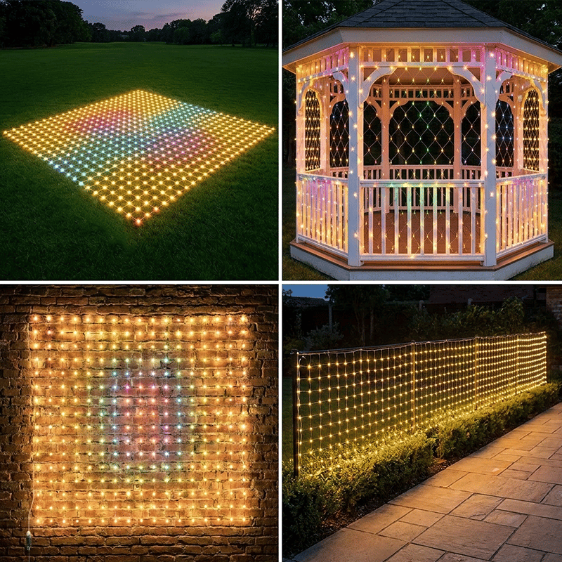 Vikbart smart RGB LED-ljusnät