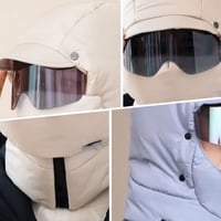 Winddichte Vollschutz-Outdoor-Maske mit Brille