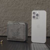 Horizontal Men's Retro Embossed Wallet