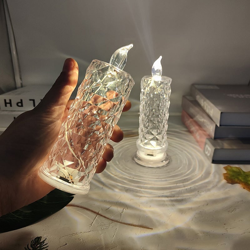 LED-Rosenlicht-Kerzenlampe