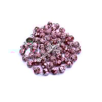 Handgemachte Onyx Kranz Perlenkette