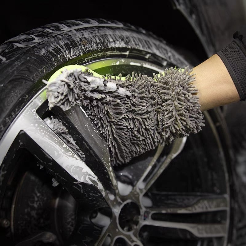 Five-Finger Car Wash Gloves Details