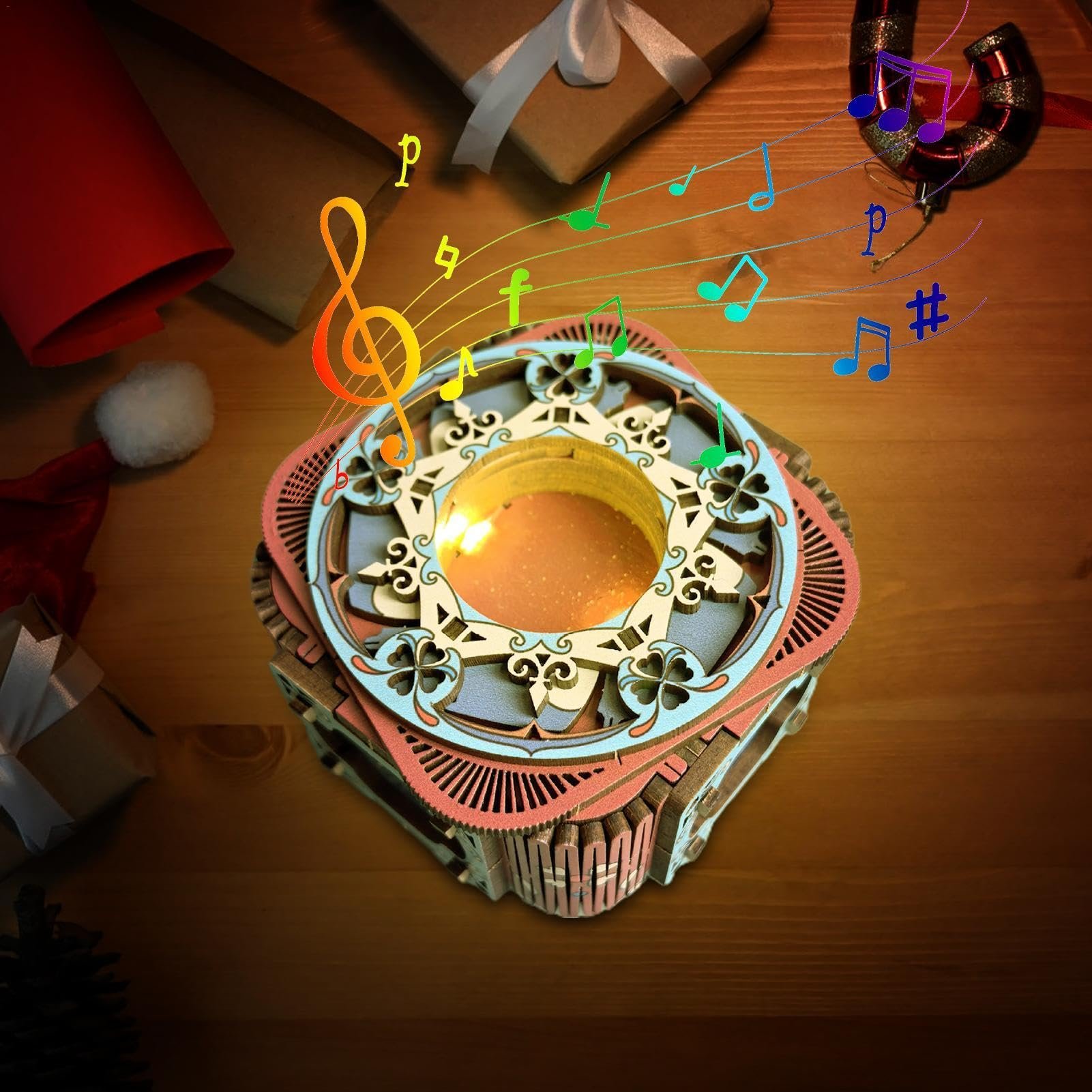 SAKER DIY Wooden Music Box