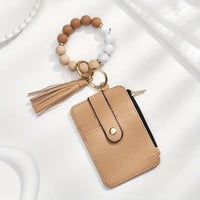 Upsell-Fashionable Silicone Keychain Wallet