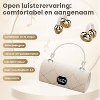 Modieuze draadloze clip-on hoofdtelefoon