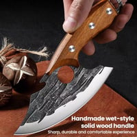 Premium Hand-Forged Chef's Knife & Cleaver Set