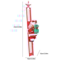 🎅Electric Chimney Climbing Santa Claus Musical Toys🎄